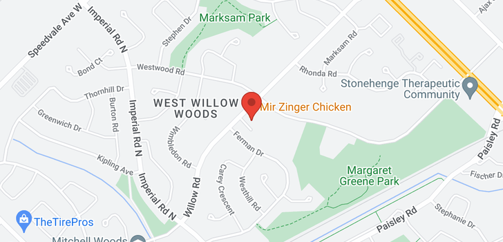 map of 2 -  755 Willow Road